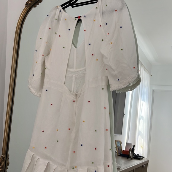 Farm Rio Embroidered Dot Dress - Picture 12 of 13